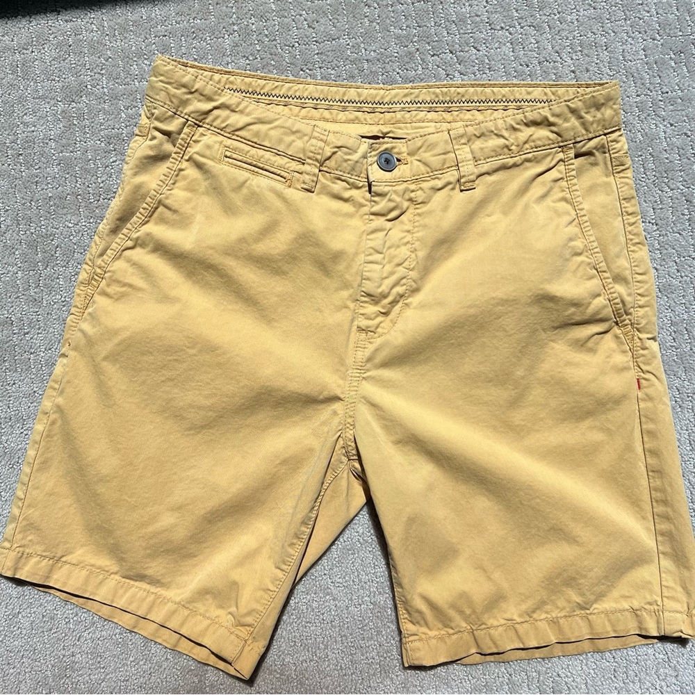 Zara Men’s Mustard Yellow Chino Shorts